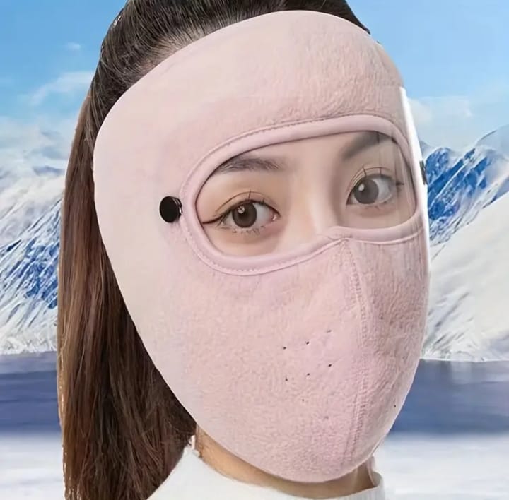 Windproof Anti Dust Full Face Masks| Cycling Ski Breathable Masks Eye HD Anti Fog Goggles Hood Cover Winter Warm Hat Cap